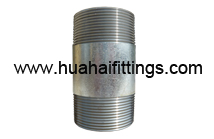 Hot Dipped Galvanized Carbon Steel Barrel Nipple DIN2982/BSPT