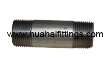 Hot Dipped Galvanized Carbon Steel Barrel Nipple DIN2999