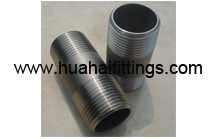 Barrel Nipple/Pipe Nipple SCH40 SS304 NPT 3/4"x9"