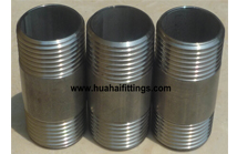 Parallel Thread Stainless Steel Double Pipe Nipple 304/316