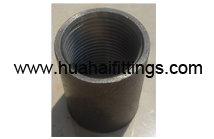 BSPP Thread Carbon Steel Black Coupling